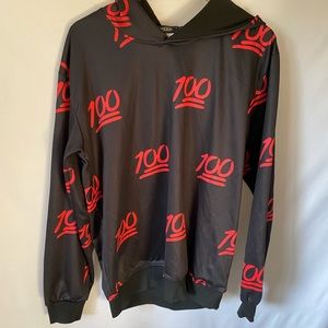 Like New Yeezzi 100% black satin hoodie 3/$18